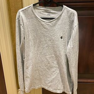 Polo LS Tee Grey Men’s Size Small